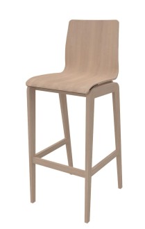 siège haut Adell - coque bois